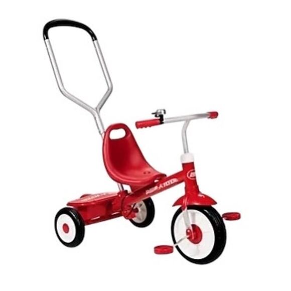 Radio Flyer Kids Steer ‘N Stroll Trike/Bicycle w/ Push HandleAges 2-5NEW!